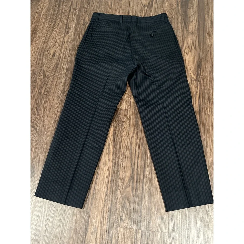 Banana Republic Modern Fit Pants Size 33X34 Gray Blue Plaid